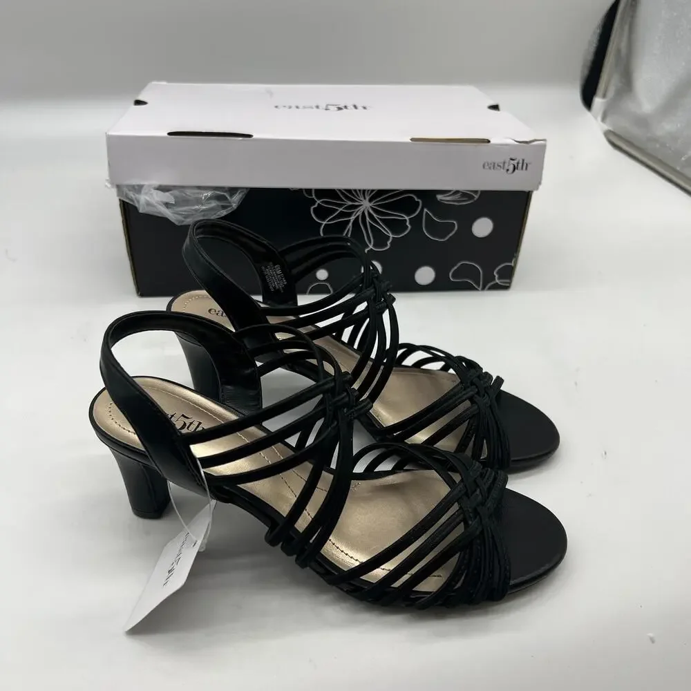 East 5th East Fifth Niko Women Shoes Heel Sandal Black Size 6.5M